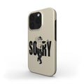 Sorry - Tough Phone Case (Natural/Black)